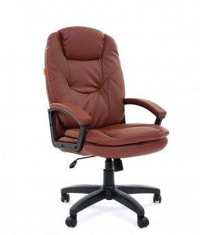 Кресло для руководителя  CHAIRMAN 668 LT (экокожа коричневый) в Нижней Туре - nizhnyaya-tura.germes-mebel.ru | фото
