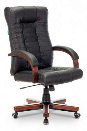Кресло для руководителя KB-10WALNUT/B/LEATH в Нижней Туре - nizhnyaya-tura.germes-mebel.ru | фото