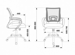 Кресло компьютерное CH-695N/SL/BLACK в Нижней Туре - nizhnyaya-tura.germes-mebel.ru | фото