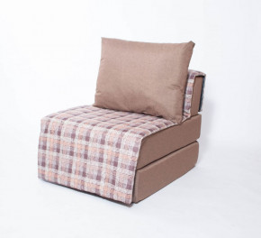 Кресло-кровать бескаркасное Харви (коричневый-квадро беж) в Нижней Туре - nizhnyaya-tura.germes-mebel.ru | фото