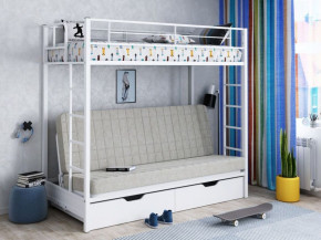 Кровать двухъярусная с диваном "Мадлен-ЯЯ" с ящиками в Нижней Туре - nizhnyaya-tura.germes-mebel.ru | фото