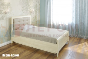 Кровать КР-1031 с мягким изголовьем в Нижней Туре - nizhnyaya-tura.germes-mebel.ru | фото