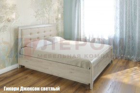 Кровать КР-1034 с мягким изголовьем в Нижней Туре - nizhnyaya-tura.germes-mebel.ru | фото