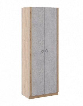 Шкаф 2 двери Глэдис М22 (Дуб Золотой/Цемент светлый) в Нижней Туре - nizhnyaya-tura.germes-mebel.ru | фото