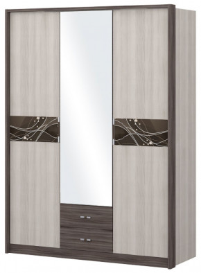 Шкаф 3-х дверный с зеркалом Шк68.2 МС Николь в Нижней Туре - nizhnyaya-tura.germes-mebel.ru | фото