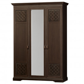Шкаф для одежды 3-дверный №800 Парма Дуб нортон темный в Нижней Туре - nizhnyaya-tura.germes-mebel.ru | фото