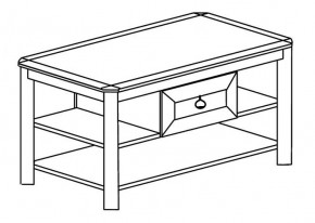 Стол журнальный №623 "Инна" Денвер светлый в Нижней Туре - nizhnyaya-tura.germes-mebel.ru | фото