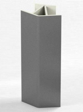 Угловое соединение для цоколя 135 гр. h100 мм (Алюминий, Белый, Черный, Сонома) в Нижней Туре - nizhnyaya-tura.germes-mebel.ru | фото